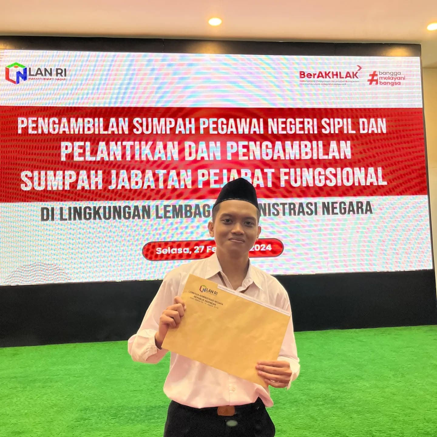 Inauguration Ceremony for Civil Servants in the Junior Statistician Role