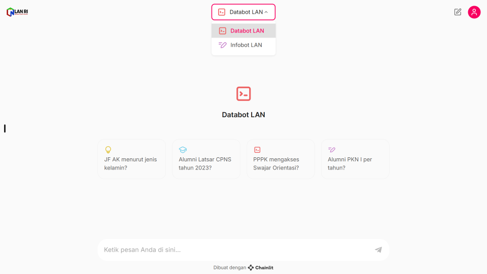 Databot and Infobot LAN (Simple RAG AI Chatbot)